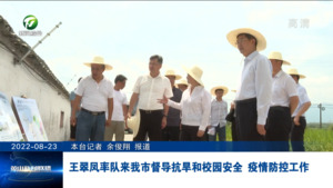 王翠凤率队来我市督导抗旱和校园安全 疫情防控工作