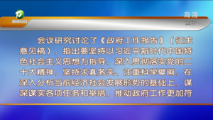 孙勇主持召开市政府第二十次常务会议