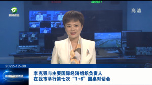 李克强与主要国际经济组织负责人在我市举行第七次“1+6”圆桌对话会