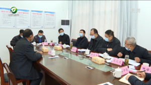 周喜安在黄山区谭家桥镇接待信访群众