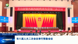 市八届人大二次会议举行预备会议