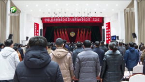 市政协八届二次会议胜利闭幕 凌云讲话 孙勇 肖善武 罗建华出席 胡黎明主持