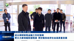 凌云调研财税金融工作时强调 更大力度培植财源税源 更好服务经济社会高质量发展