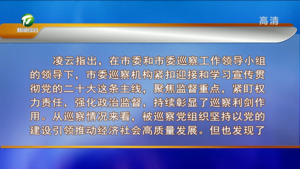市委召开书记专题会议 听取七届市委第三轮巡察综合情况汇报