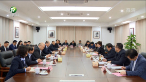 凌云与李明珠王涛一行举行工作会谈