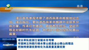 凌云率队赴浙江省丽水市考察 牢固树立和践行绿水青山就是金山银山的理念 把独特资源优势转化为高质量发展优势