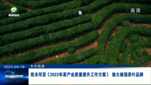 我市印发《2023年茶产业质量提升工作方案》 做大做强茶叶品牌