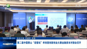 第二届中国黄山“迎客松”杯创意创新创业大赛金融资本对接会召开