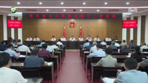 市八届人大常委会举行第十二次会议 肖善武主持会议并讲话