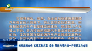 推动战略合作 实现互利共赢 凌云 何毅与项兴初一行举行工作会谈