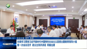 市委学习贯彻习近平新时代中国特色社会主义思想主题教育领导小组第一次会议召开 凌云主持并讲话 何毅出席