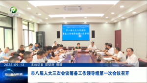 市八届人大三次会议筹备工作领导组第一次会议召开