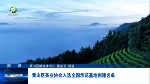简讯：黄山区茶业协会入选全国示范基地创建名单