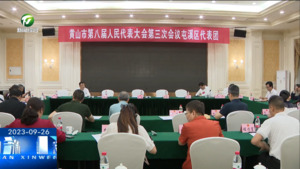 市八届人大三次会议举行各代表团会议