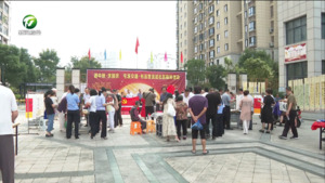 简讯：屯溪区举办书法普法进社区福民活动