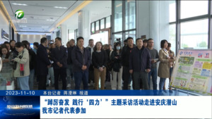 “踔厉奋发 践行‘四力’”主题采访活动走进安庆潜山 我市记者代表参加
