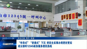 传导式”“穿透式”下沉把民生实事办得更好更实 凌云接听12345政务服务便民热线