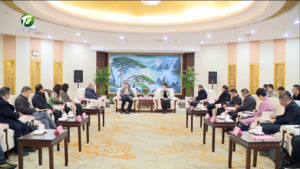 凌云与舒歌群等举行工作会谈