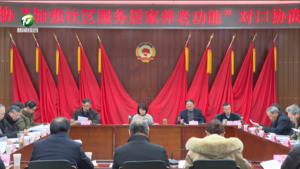 市政协召开“加强社区服务居家养老功能”对口协商会议 江卓琪 吴灵强出席
