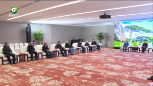 更好推动徽文化走向世界  凌云与出席会议嘉宾代表举行工作会谈