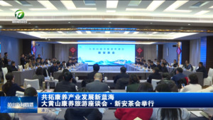 共拓康养产业发展新蓝海 大黄山康养旅游座谈会·新安茶会举行