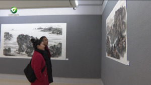 简讯：梦回黄山--董金祥山水画展在市美术馆开展