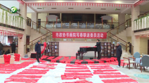 市政协书画院开展“写春联送委员”活动