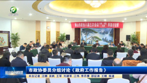 市政协委员分组讨论《政府工作报告》