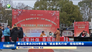简讯 黄山区举办2024年首场“就业春风行动”现场招聘会