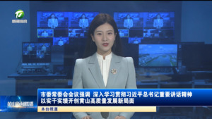 市委常委会会议强调 深入学习贯彻习近平总书记重要讲话精神 以实干实绩开创黄山高质量发展新局面