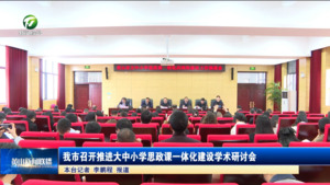我市召开推进大中小学思政课一体化建设学术研讨会