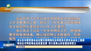 凌云在市委常委会会议暨市委网络安全和信息化委员会会议上强调 推动全市网信事业高质量发展 把大美黄山的音量放得更大