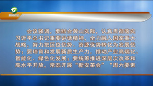 市委常委会会议强调 高质量推进大黄山世界级休闲度假康养旅游目的地建设 努力把区位优势资源优势转化为发展优势
