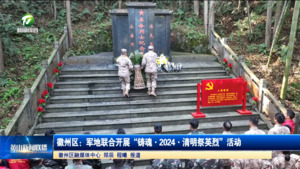 简讯徽州区：军地联合开展“铸魂·2024·清明祭英烈”活动