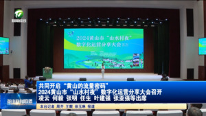 共同开启“黄山的流量密码” 2024黄山市“山水村夜”数字化运营分享大会召开  凌云 何毅 张明 任生 叶建强 张亚强等出席