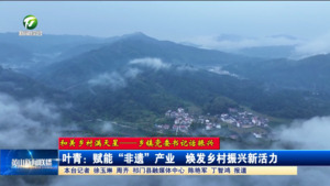 【和美乡村满天星——乡镇党委书记话振兴】叶青：赋能“非遗”产业  焕发乡村振兴新活力