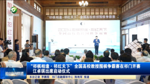 “祁棋相逢·祁红天下”全国高校教授围棋争霸赛在祁门开赛 江卓琪出席启动仪式