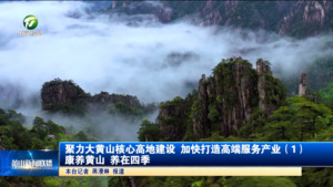 聚力大黄山核心高地建设 加快打造高端服务产业（1）：康养黄山 养在四季