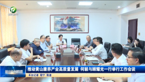 推动黄山康养产业高质量发展 何毅与顾耀光一行举行工作会谈