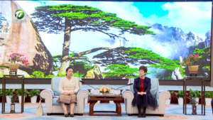 凌云会见老挝人革党高级干部考察团