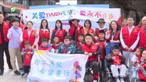 长三角第三届罕见病儿童轮椅登黄山公益活动在我市举行