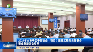 2024年全市千名干部驻企（项目）服务工程动员部署会暨业务培训会召开 任生出席