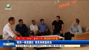 【闻“汛”而动 奋战一线——身边的守护者】防汛一线党旗红 党员身影显担当