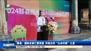 黟县：国际名家汇聚西递，共绘古村“山水村夜”之美