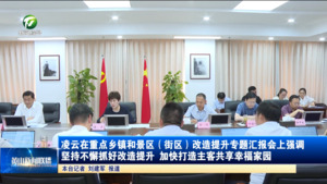 凌云在重点乡镇和景区（街区）改造提升专题汇报会上强调 坚持不懈抓好改造提升 加快打造主客共享幸福家园