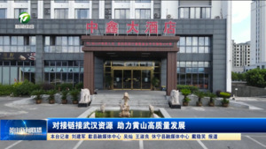 对接链接武汉资源 助力黄山高质量发展