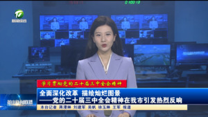 【学习贯彻党的二十届三中全会精神】全面深化改革 描绘灿烂图景——党的二十届三中全会精神在我市引发热烈反响