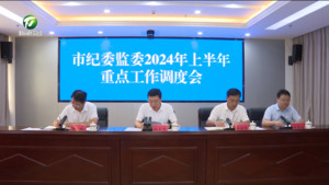 市纪委监委2024年上半年重点工作调度会召开 孙立志主持会议并讲话