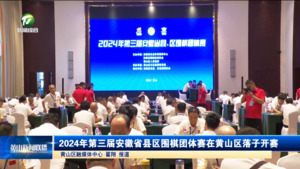 2024年第三届安徽省县 区围棋团体赛在黄山区落子开赛