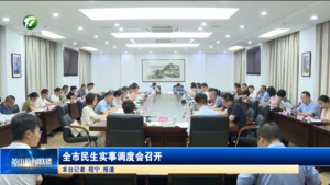 全市民生实事调度会召开